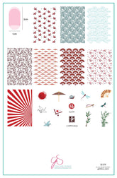 Luck and Happiness (CjSLC-70) -  Clear Jelly Stamping Plate